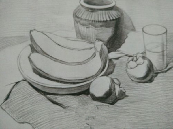 靜物組合素描如何畫？組合靜物素描教程